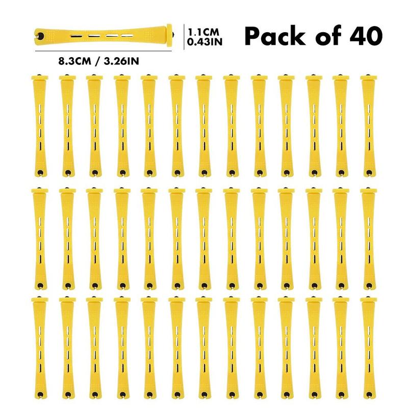 Hair Perm Rods Set, 40pcs set Hair Styling Accessories, Professional DIY Salon-Quality Styling Tools for Home Use