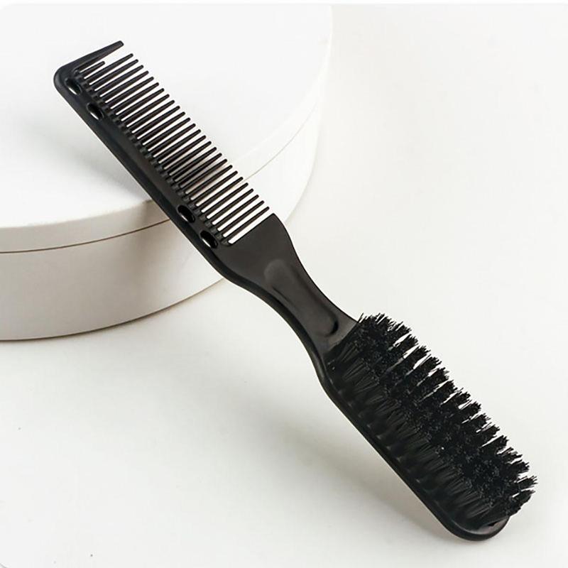 Double-sided Beard Brush for Men, Beard Styling Comb, Men's Beard and Mustache Grooming Brush, Hair Oil Brush for Barber, Comfort Hygiene Product, Christmas Gift