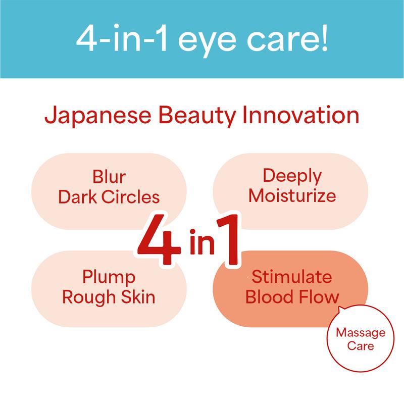 SANA - Nameraka Soy Milk Eye Cream 20ml | 4-IN-1 JAPANESE DAYTIME EYE CREAM, PLUMP FINE LINES & BLUR DARK CIRCLES