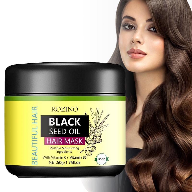 50g Black Seed Oil Hair Mask, 1 Box Moisturizing & Shining Hair Conditioner Hair Care Mask for Women