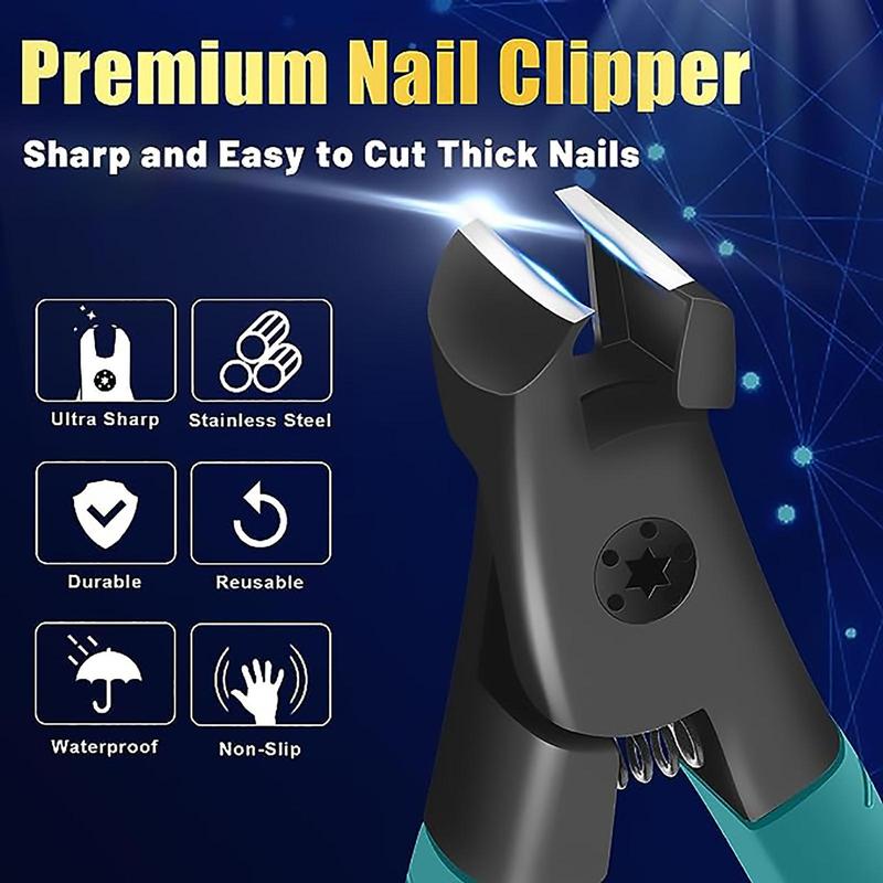 Long Handle Ultra Sharp Toe Nail Clippers, Adults & Seniors Nail Clippers, Professional Manicure & Pedicure Tool for Men & Women, Personal Nail Care Accessories, Nail Supplies, Christmas, Christmas Gift