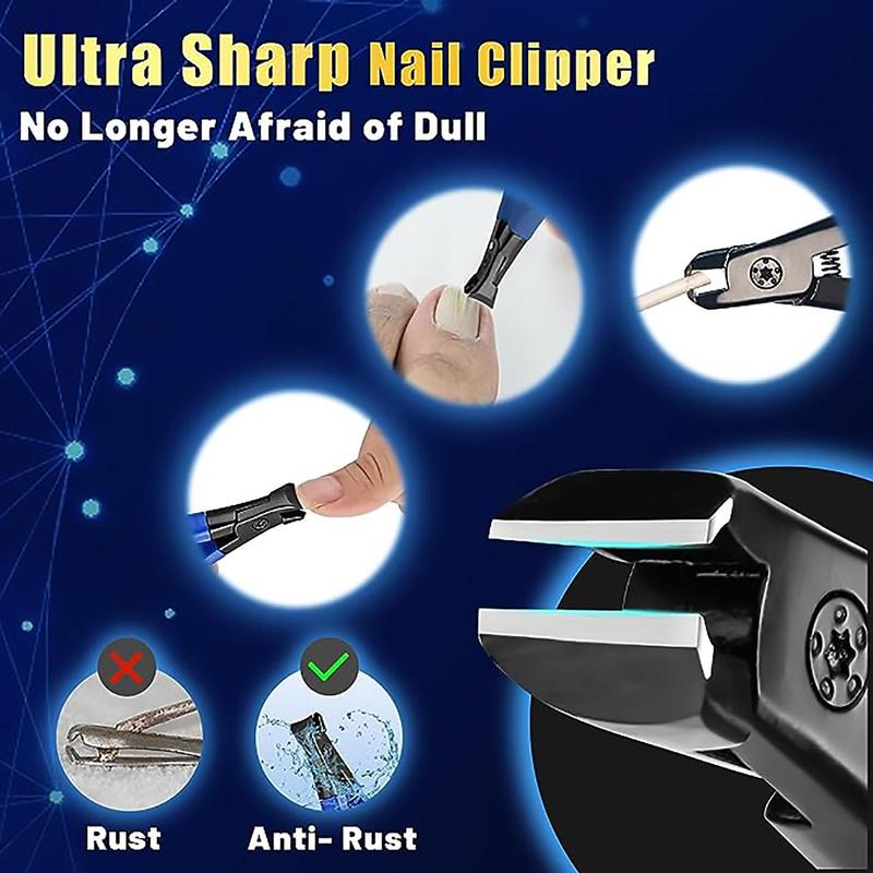 Long Handle Ultra Sharp Toe Nail Clippers, Adults & Seniors Nail Clippers, Professional Manicure & Pedicure Tool for Men & Women, Personal Nail Care Accessories, Nail Supplies, Christmas, Christmas Gift