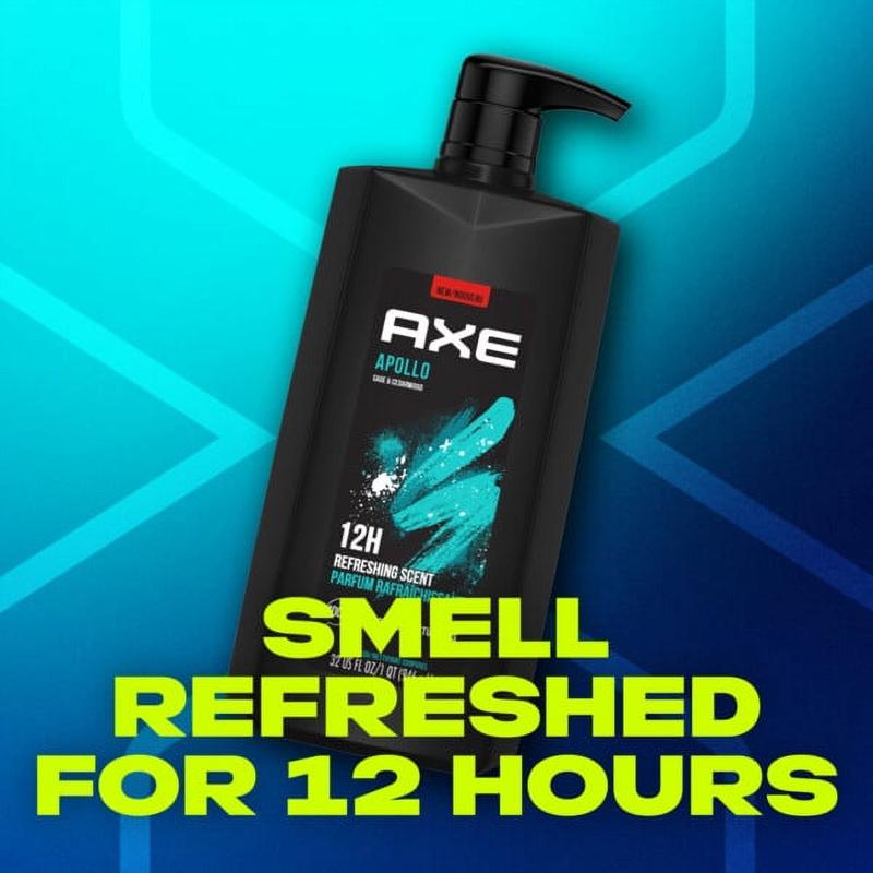 Axe Apollo Refreshing Daily Use Men's Body Wash, Sage and Cedarwood, 32 fl oz