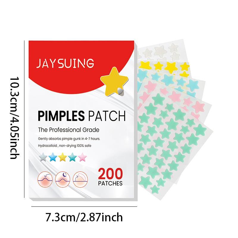 Acne Pimple Patch, 1 Pack 3 Packs(200pcs pack) Acne Covering Stickers, Acne Absorbing Cover Patches, Skin Care Products for Women & Men