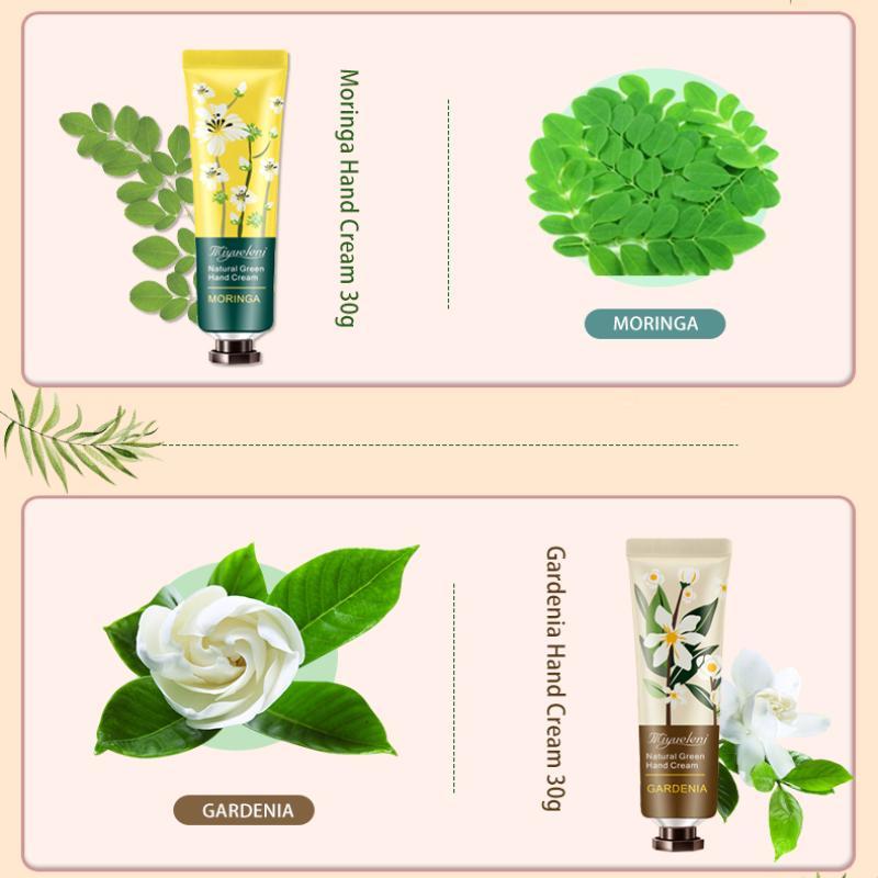 Hand Cream Set, 10pcs set Plant Fragrance Hand Moisturizer, Hydrating Hand Lotion, Anti-cracking Hand Care Product for Women & Men