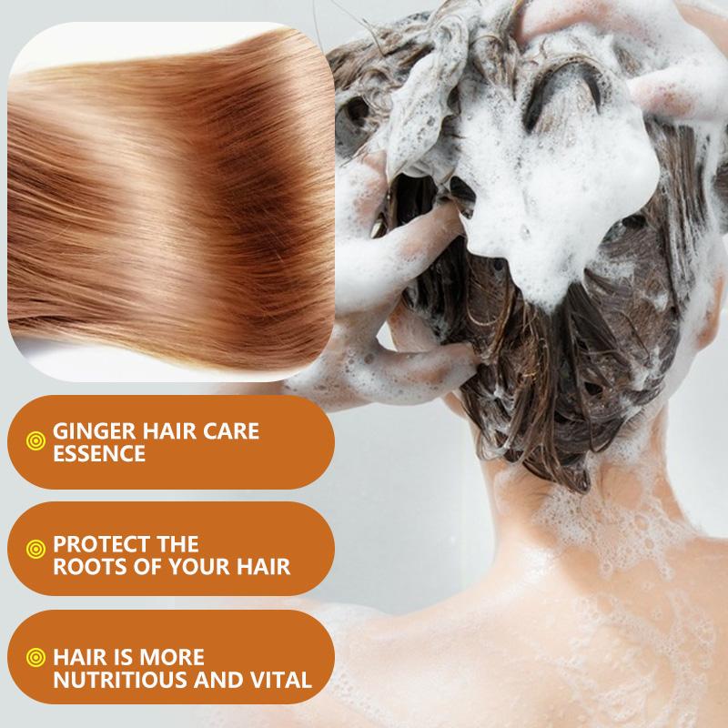 [FDA approved] 750ml Ginger Hair Shampoo Fast Regrowth Hair Thick Anti-Hair Loss Anti-Dandruff Anti-itching Shampoo