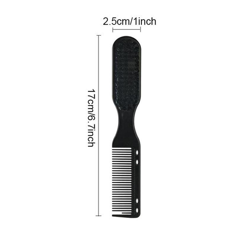 Double-sided Beard Brush for Men, Beard Styling Comb, Men's Beard and Mustache Grooming Brush, Hair Oil Brush for Barber, Comfort Hygiene Product, Christmas Gift