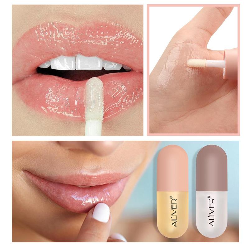 Day & Night Lip Plumper, 2 Counts box Moisturizing Lip Plumper, Hydrating & Nourishing Lip Care Product for Women & Girls