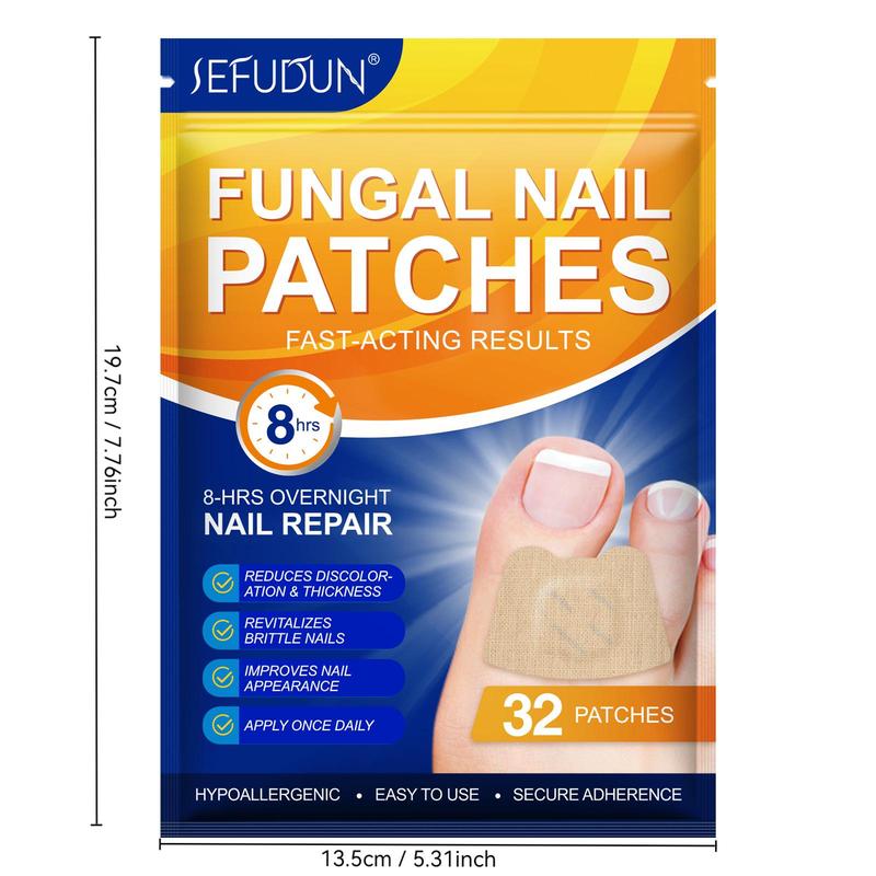 Fungal Nail Patches, Long-lasting & Gentle Foot Care Patches, Easy To Use, Make Nails Healthier, Revitalize Nails, Nail Care Product for Women & Men