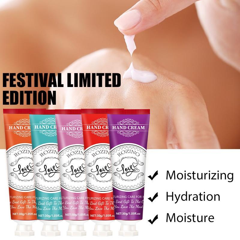 Non-greasy Moisturizing Hand Cream, 10pcs set Natural Scented Hand Lotion for Women & Men