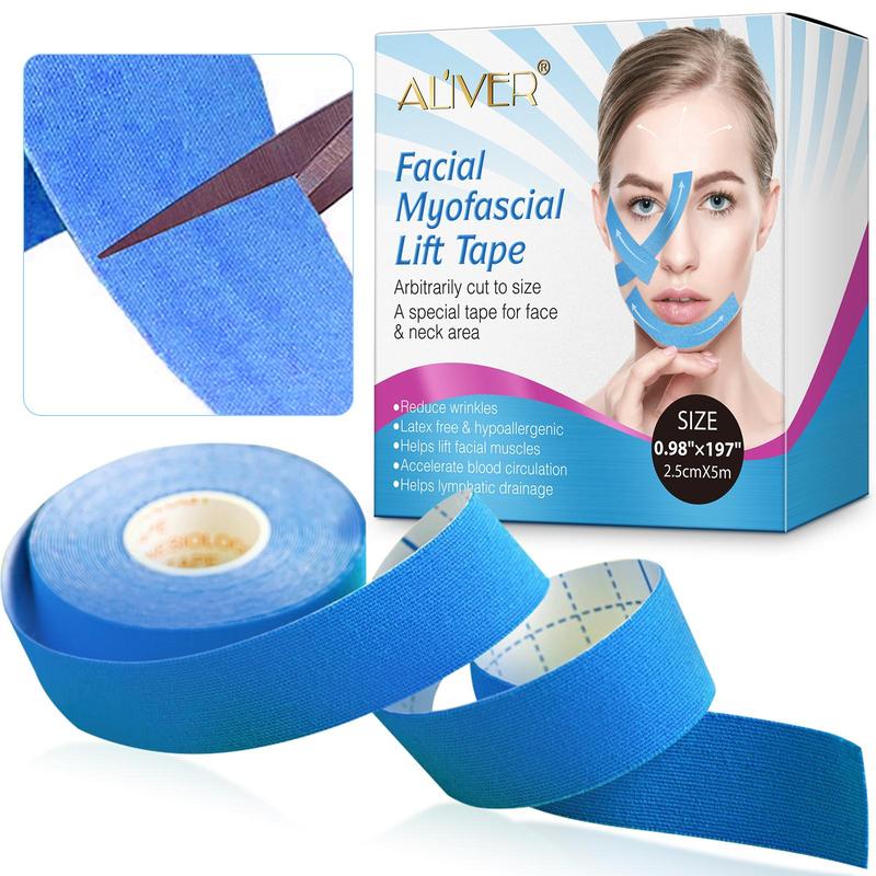 Facial Myofascial Lift Tape, 3 Boxes Adjustable Face Lift Tape, Face Toning Belts, Easy To Carry, Professional Skincare Tools for Women