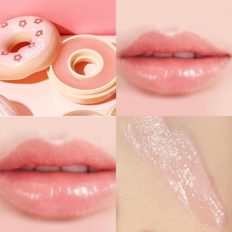 Donut Shaped Moisturizing Lip Mask,  Hydrating Nourishing Lip Care Lip Gel, Lip Moisturizer Patches, Lip Care Product