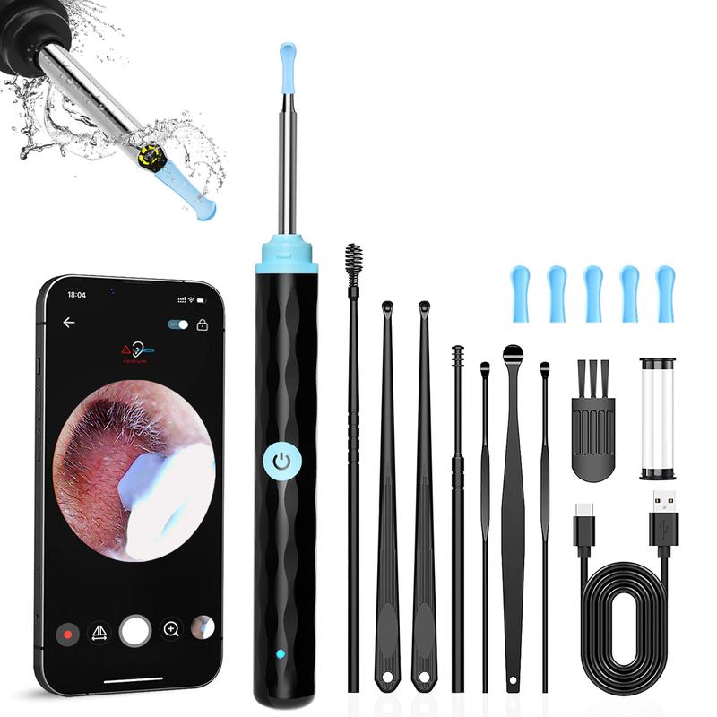 [FREE SHIPPING]Ear Wax Removal - Earwax Remover Tool with 8 Pieces  Set - Ear Cleaner with Camera - Earwax Removal Kit with Light - Ear Camera with 6  - Ear Cleaner for iOS & Android earwax  removal