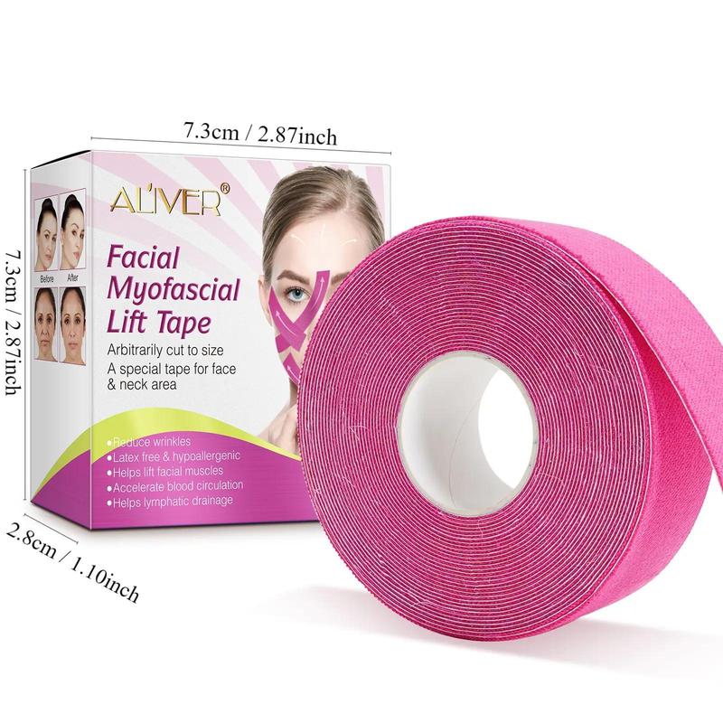 Facial Myofascial Lift Tape, 3 Boxes Adjustable Face Lift Tape, Face Toning Belts, Easy To Carry, Professional Skincare Tools for Women