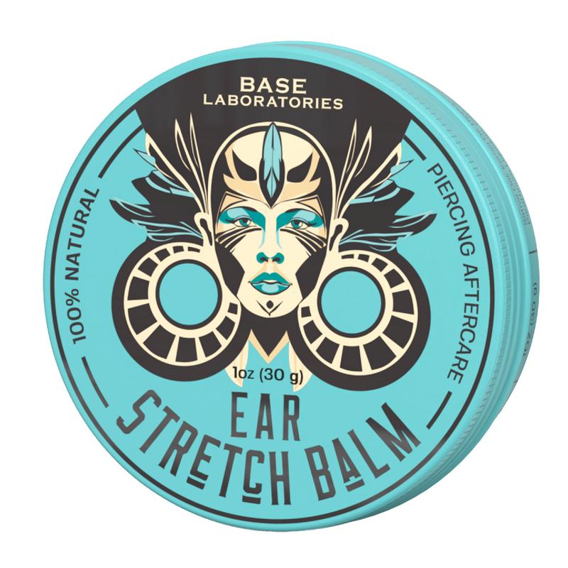 Natural Ear Stretching Balm - Your Essential Aftercare for Gauges, Tapers, and Plugs