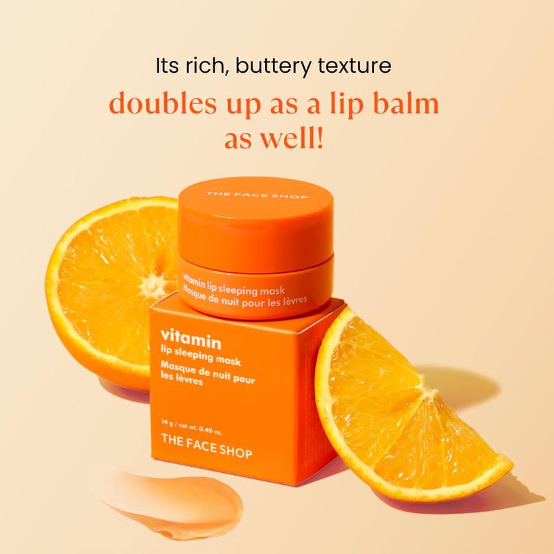 Vitamin C Lip Sleeping Mask for Soft and Smooth Lips Hyaluronic Skincare