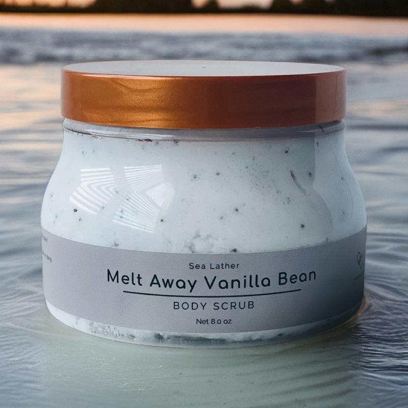 Melt Away Vanilla Bean Sea Salt Body Scrub Skin Care