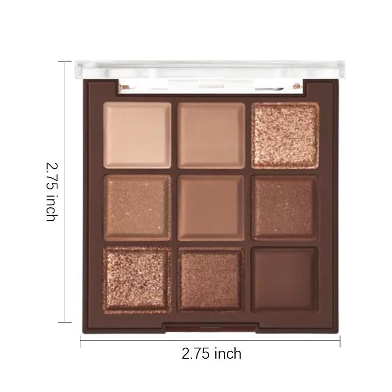 Neutral Nude Brown Eye Shadow Palette,Rose  Dark Brown Bronze Naked Cream Eyeshadow Palette Makeup,Highly Pigmented Natural Eyeshadow Palette for Brown Eyes Long Lasting Naturing-Looking