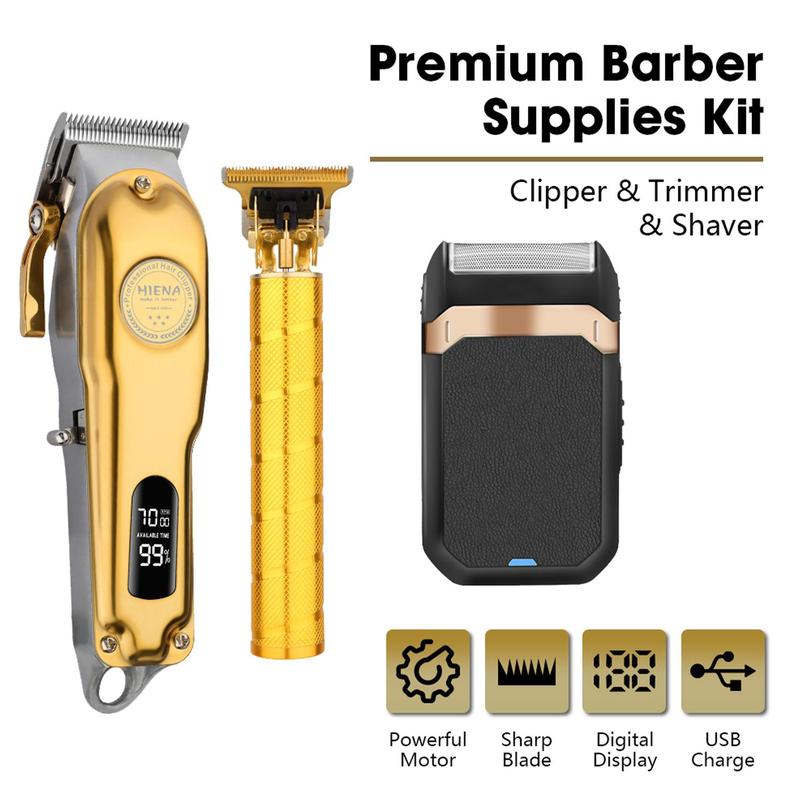 Electric Hair Clipper with Accessories, 1 Box Professional Hair Trimmer Kit, Hair Clipper for Men, Barber, Stylist, Barbershop, Salon