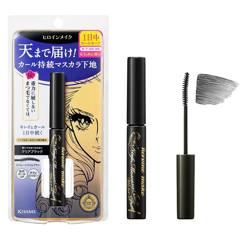 KissMe Heroine Make Mascara Base Prime Curl Keep Super Waterproof - Cosmetic, Makeup