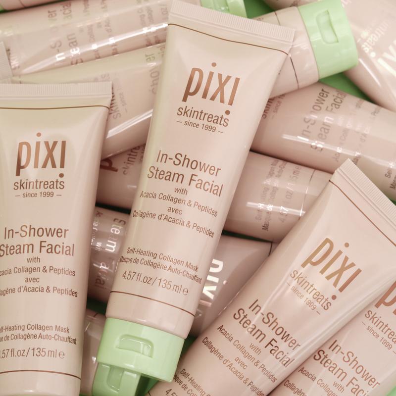 Pixi In-Shower Steam Facial - Home SPA Relaxing Facial Mask Gel Moisturize