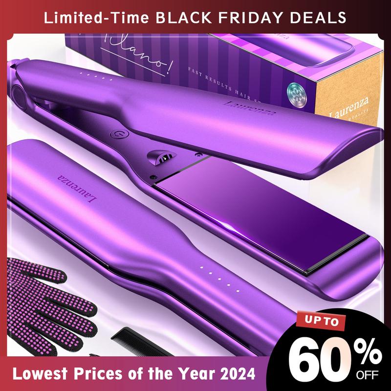 2-in-1 Hair Straightener & Curler, 8.5