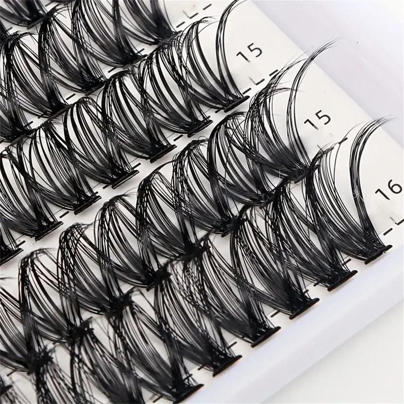 Mixed Length Individual False Eyelashes, 280pcs Box Natural Curl Eye Makeup Strip Lashes, Full Volume Eyelash for Lashes Extensions, False Eyelashes for Women and Girls Eye Makeup Enhancement, Christmas Gift