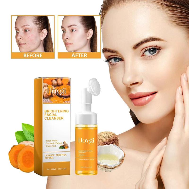 2 pics   pack 100ml Skin Brightening Facial Cleanser, DeepCleansing Face Cleanser, Moisturizing FacialSkin Cleanser for Most Skin Types