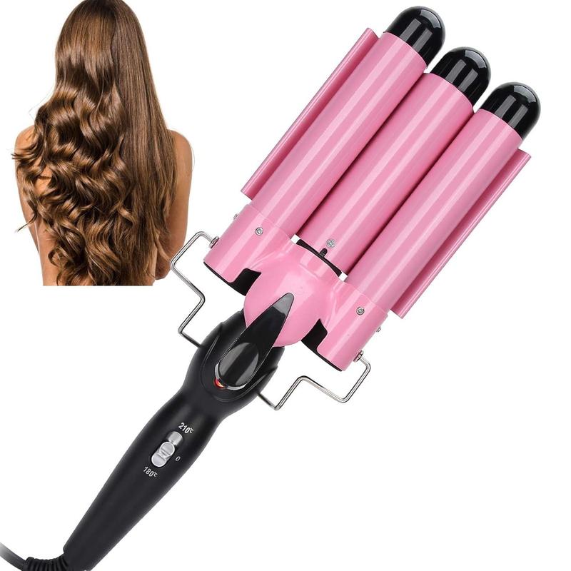 3-barrel Electric Hair Curler, 1 Box Fast Heated Hair Curler, Hair Curls Iron, Hair Curling Iron for Fall, Professional Hair Styling Tool for Women, Efficient Hair Styling Tools, Ideal Gift for Christmas, Winter Gift, Birthday Gifts