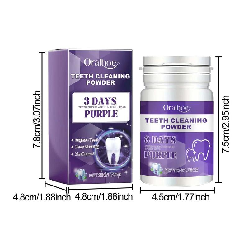 Teeth Deep Cleansing Powder, Teeth Brightening Powder for Women & Men, Tooth Stains Remover, Daily Personal Oral Care Products for Fresh Breath