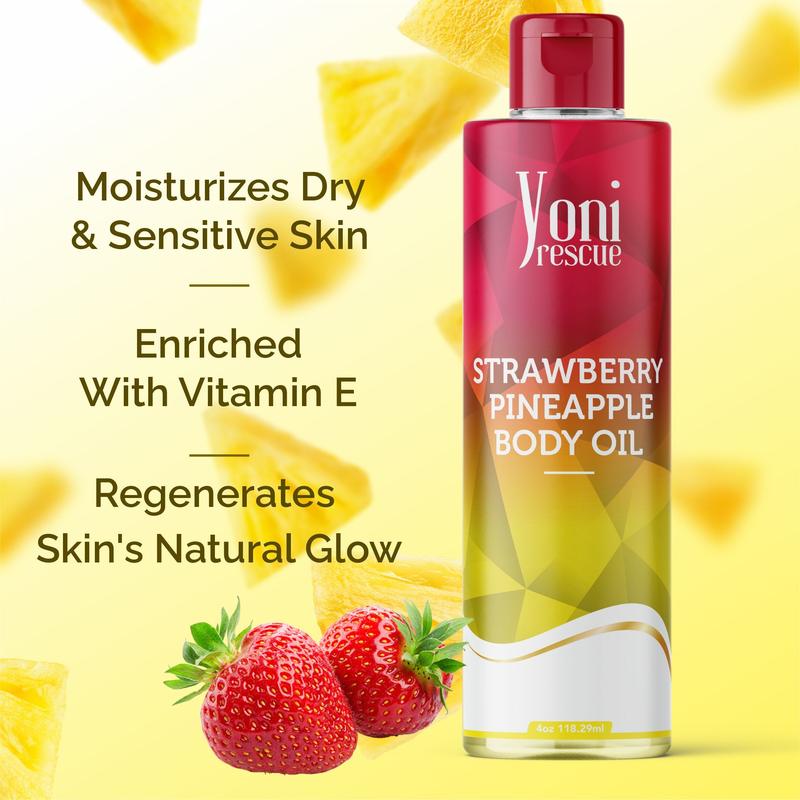 Strawberry Pineapple Twin Pack - Shower Gel + Body Oil Bundle