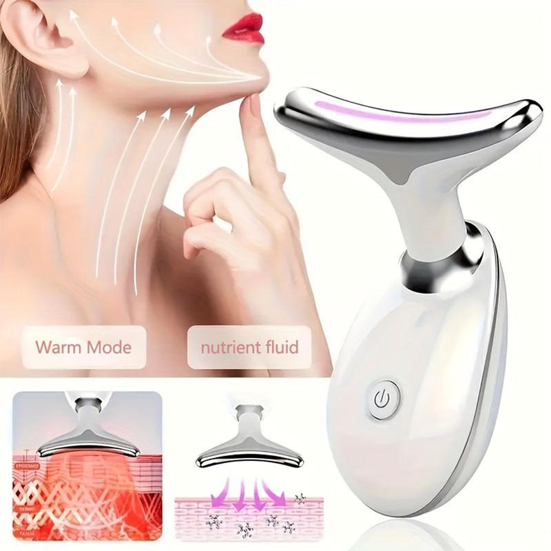 Multifunctional Facial Massager, Neck Massager, Vibrating Heating Facial Beauty Massager, Neck Face Lifting Tool, Facial Beauty Instrument, Christmas Gift