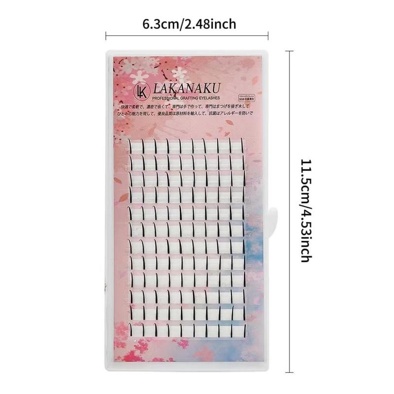 Lakanaku Spikes Lash Extensions Wispy Eyelashes, 1 Box Premade Volume Eyelash Cat Eye Lashes, Lash Clusters, Eyelash Extensions Kit, Christmas Gift