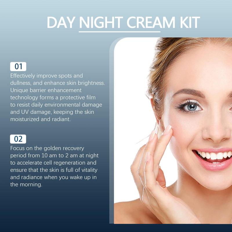 Night & Day Moisturizing Cream, 2 Counts box Hydrating Nourishing Skin Care Cream, Face Lotion for Women and Men All Skin Types