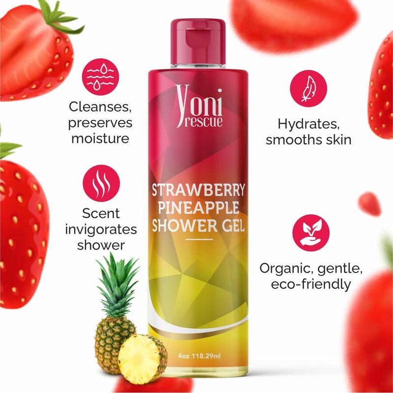 Strawberry Pineapple Twin Pack - Shower Gel + Body Oil Bundle