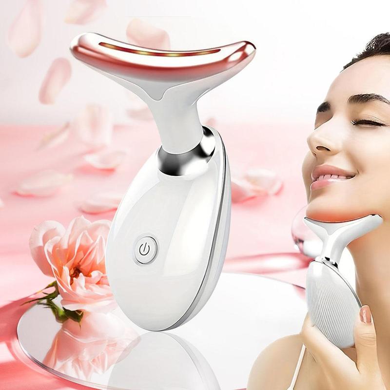 Multifunctional Facial Massager, Neck Massager, Vibrating Heating Facial Beauty Massager, Neck Face Lifting Tool, Facial Beauty Instrument, Christmas Gift