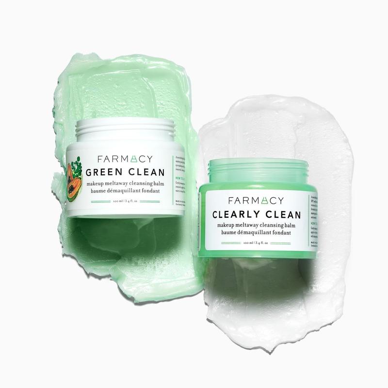 Farmacy Makeup Remover Cleansing Balm - Clearly Clean Fragrance-Free Makeup Melting Balm - Great Balm Cleanser for Sensitive Skin - Mini size