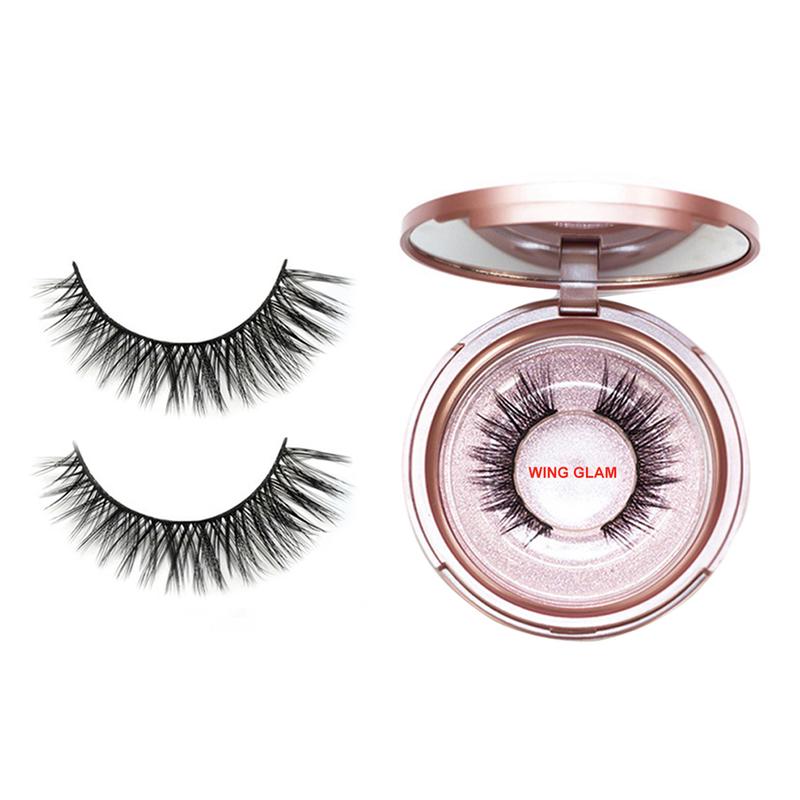 Magnetic Eyeliner & 3D Eyelashes Kit – Waterproof Makeup Set with Tweezers, Mirror, and Reusable Lashes