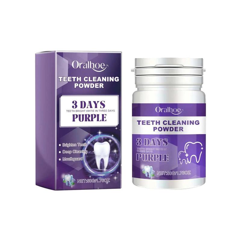 Teeth Deep Cleansing Powder, Teeth Brightening Powder for Women & Men, Tooth Stains Remover, Daily Personal Oral Care Products for Fresh Breath