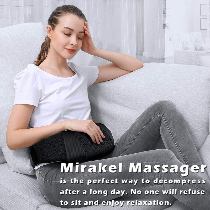 Neck Massager, Shiatsu Back Massager with Heat, Electric Pillow for Neck, Back, Shoulder, Foot, Leg, Muscle Pain Relief, Shoulder Birthday Gifts Comfort