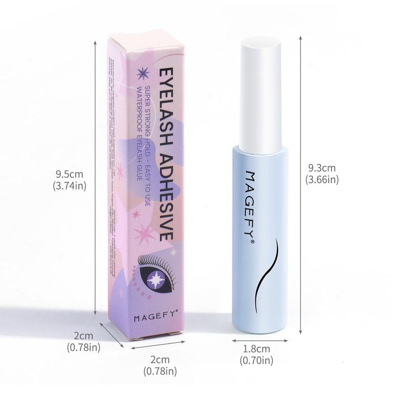 Super Strong Hold Waterproof Eyelash Adhesive, Long Lasting False Eyelash Glue, Beauty & Personal Eye Makeup Product for Women & Girls, Christmas, Christmas Gift