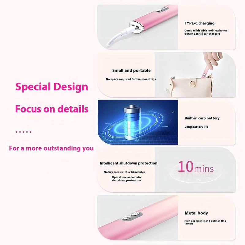 LED Beauty Wand, 1 Count 7 Color LED Facial Massager, Facial & Eye Skincare Equipment, Personal Care Appliances for Home Use