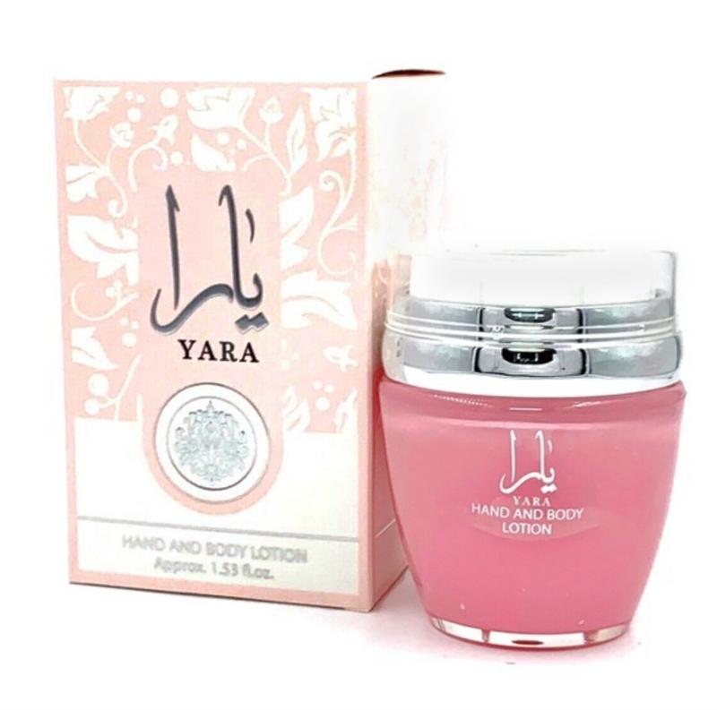 Lattafa Yara Hand & Body Lotion for Women (1.53 Oz) - Nourishing and Moisturizing Formula Body Care Skin Care Daily Comfort Cosmetic Hydrating