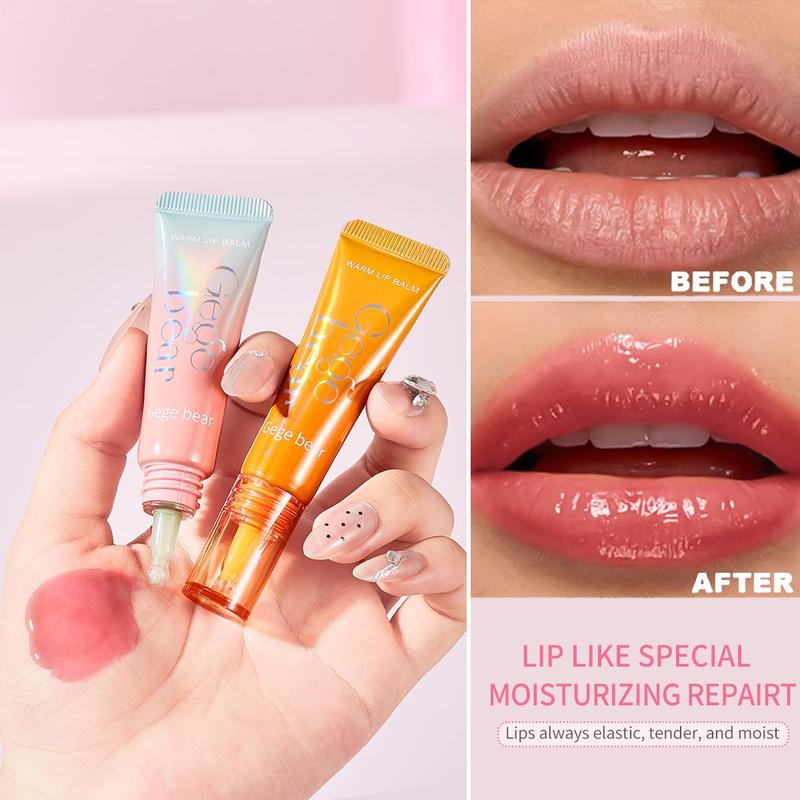 Nourishing Lip Balm, 3 Counts Moisturizing Lip Balm, Hydrating Lip Balm, Plumping Lip Oil Lip Stick for Girls & Women