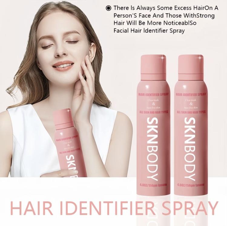 SKNBODY special hair identification spray for facial shaving plus razor, effectively removes facial hair and makes skin better cared for and moisturized. peachfuzz removal