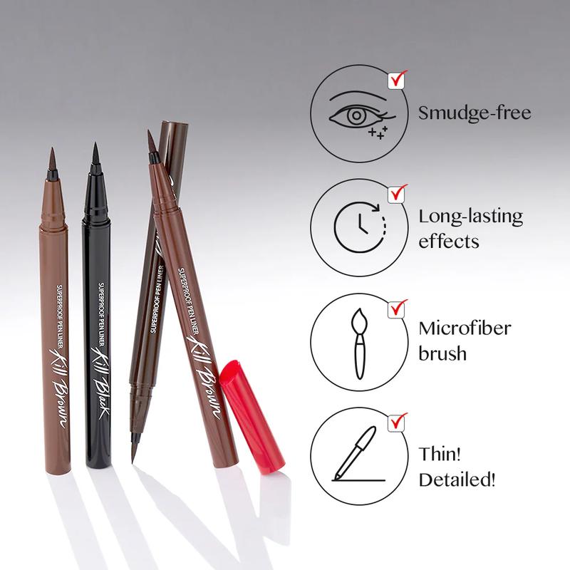 [CLIO Official Shop] CLIO Superproof Brush Liner Black Eyeliner | Makeup Cosmetic Lipliner