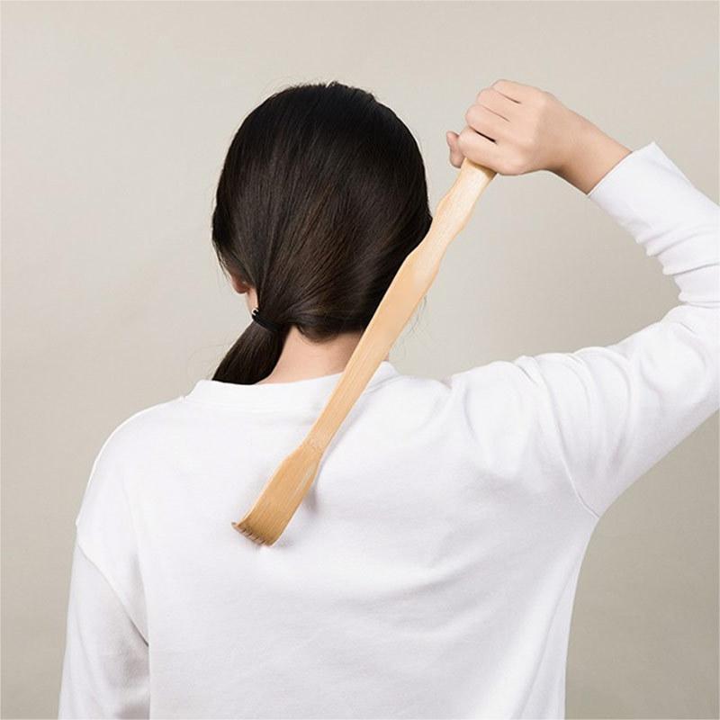 Bamboo Back Scratcher, 2 Counts set Manual Back Massage Tool, Back Massage Tool, Body Care Tool for Home & Travel