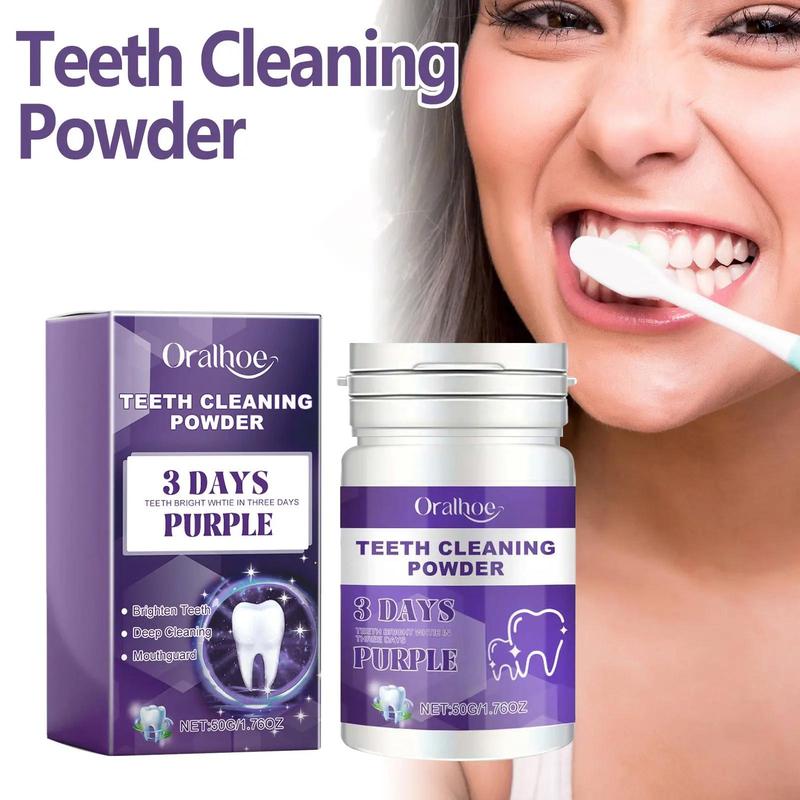 Teeth Deep Cleansing Powder, Teeth Brightening Powder for Women & Men, Tooth Stains Remover, Daily Personal Oral Care Products for Fresh Breath