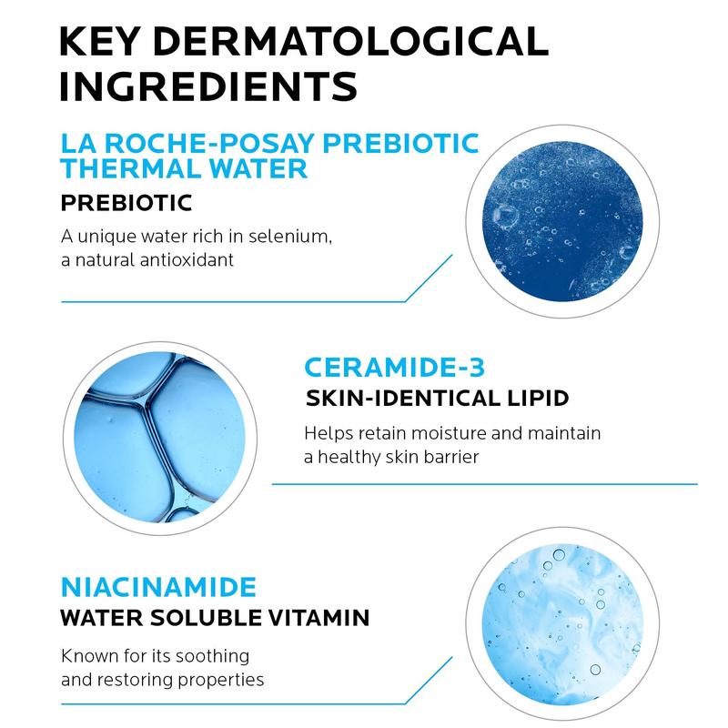 La Roche-Posay Lipikar AP+ Gentle Foaming Moisturizing Wash | Shea Butter + Niacinamide + Glycerin | Moisturizing Body Wash & Face Wash For Dry Skin | National Eczema Association Accepted | Soap Free