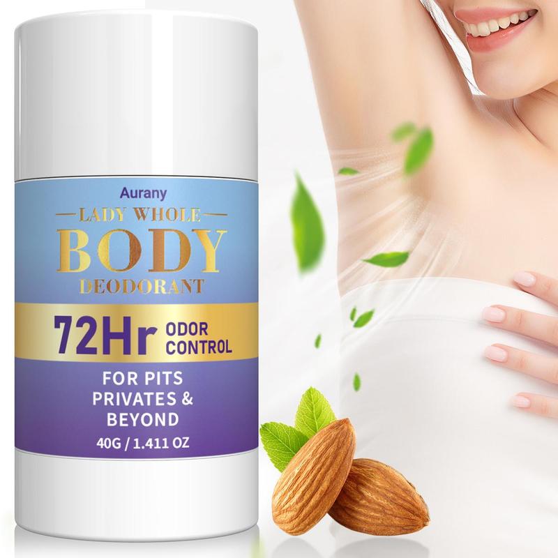 40g Underarm Body Deodorant Lotion, Long-lasting Freshness & Odor Control Body Cream, Hydrating & Soothing Formula Body Care Product for Women